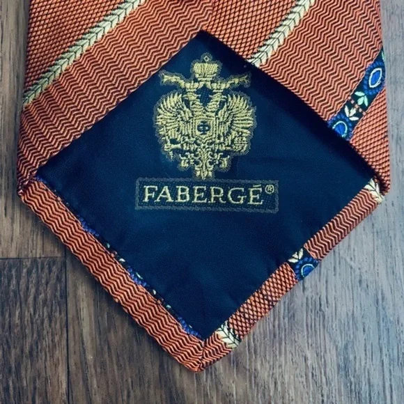 Faberge Woven Silk Striped Tie
